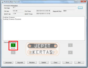 Cara Flash Advan S45C Star Fit via RK Batch Tool