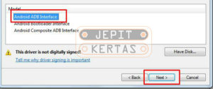 Cara Install Android USB Driver di Windows