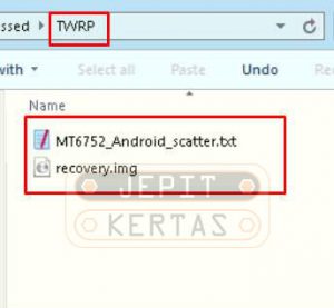 Cara Pasang TWRP Lenovo P70 A via PC