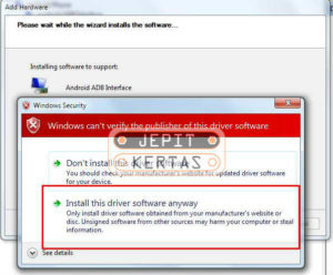 Cara Install Android USB Driver di Windows