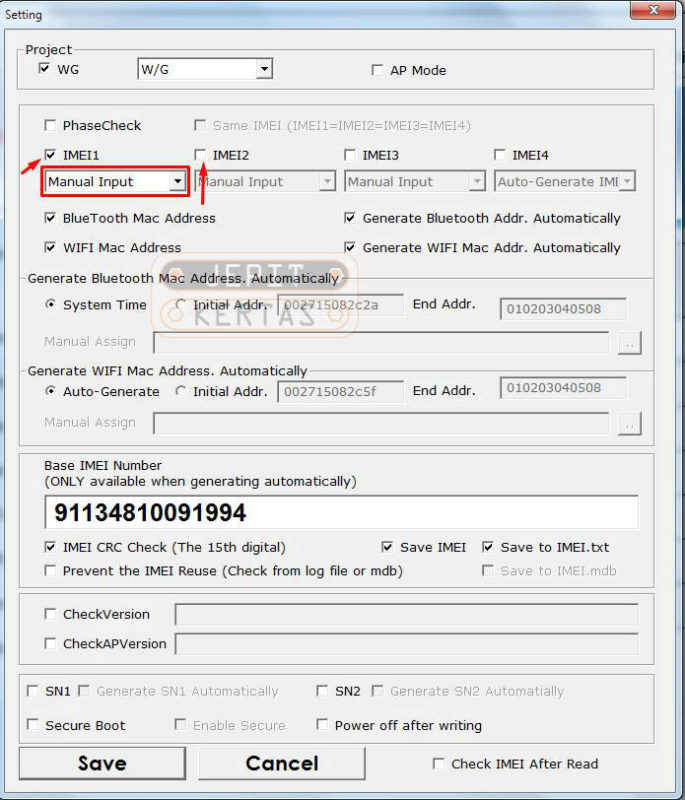 Cara Restore IMEI dengan WriteIMEI Tool