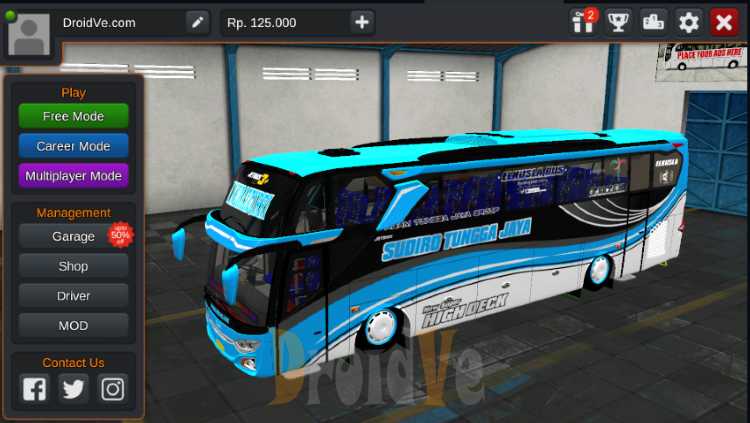 Menu Garasi Bus Simulator Indonesia (1)