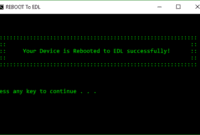 Reboot EDL Xiaomi Sukses