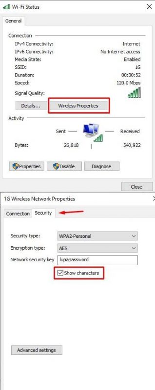 Cara Melihat Password Wifi Yang Terkoneksi di PC dan Android