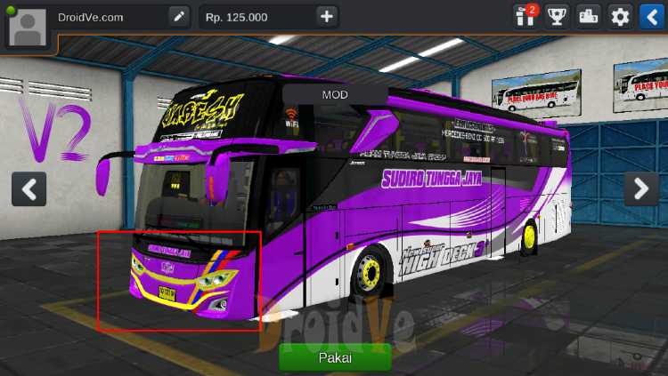 Bus JB3 SHD Mercy O500RS Voyager V2