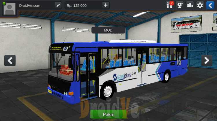 MOD BussID Bus Transjakarta Game Bus Simulator Indonesia